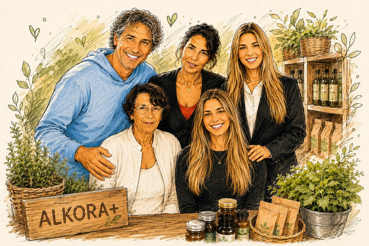 The Angheben family — illustrated
